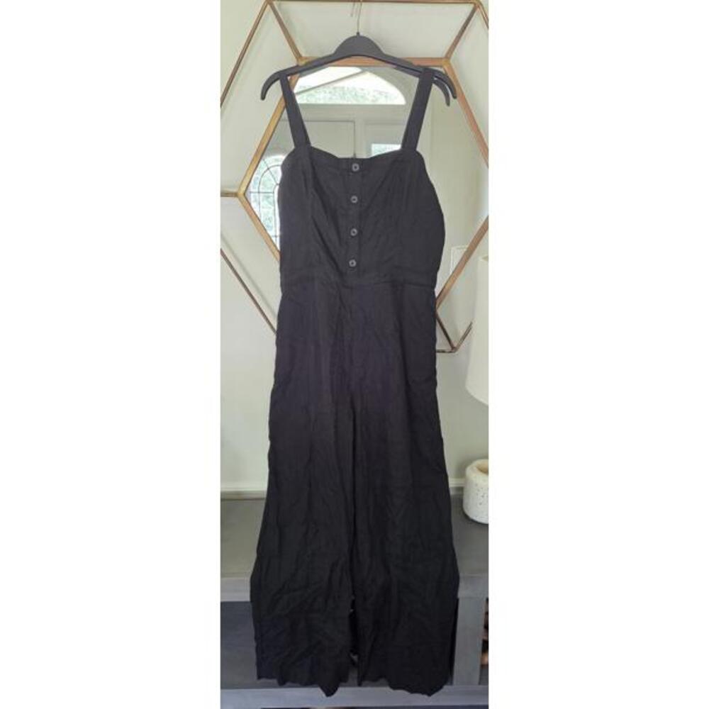 Abercrombie & Fitch Black Lyocell Jumpsuit, size XL